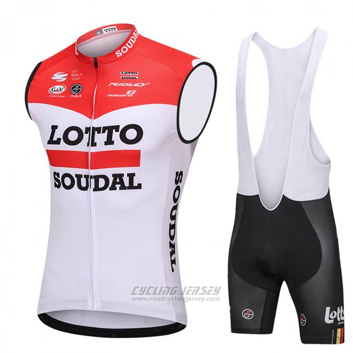 2018 Wind Vest Lotto Soudal Red and White